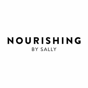 nourishing logo by sally white background for Fresh n Frozen